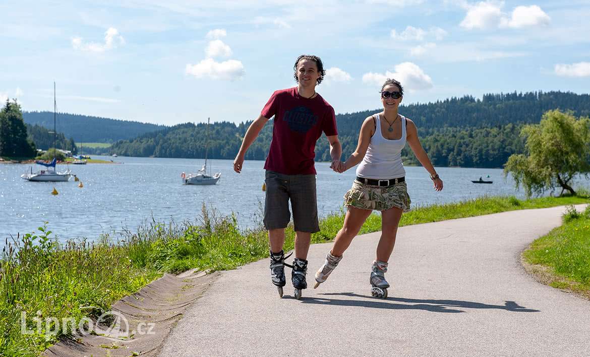 Jezerní inline stezka Lipno