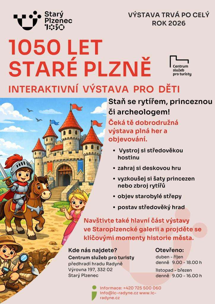 1050 let Staré Plzně – interaktivní výstava pro děti